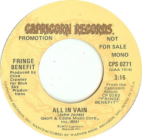 Fringe Benefit : All In Vain (7