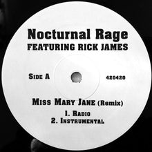 Load image into Gallery viewer, Nocturnal Rage feat. Rick James : Miss Mary Jane (Remix) (12&quot;)