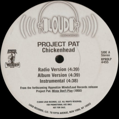 Three-6-Mafia* Presents Project Pat : Chickenhead (12