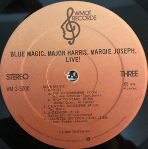 Blue Magic, Major Harris, Margie Joseph : Live! (2xLP, Album, PR )