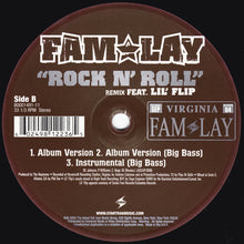 Load image into Gallery viewer, Fam-Lay Featuring Lil' Flip : Rock N' Roll (Remix) (12")