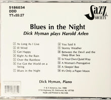 Load image into Gallery viewer, Dick Hyman : Blues In The Night (Dick Hyman Plays Harold Arlen) (CD, Album, Club, RE)