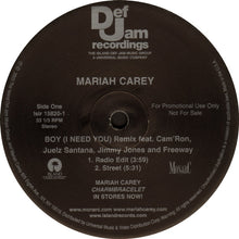 Load image into Gallery viewer, Mariah Carey : Boy (I Need You) (Remix) (12&quot;, Promo)