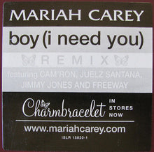 Load image into Gallery viewer, Mariah Carey : Boy (I Need You) (Remix) (12&quot;, Promo)