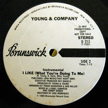 Load image into Gallery viewer, Young &amp; Company : I Like (What You're Doing To Me) (12", Promo)