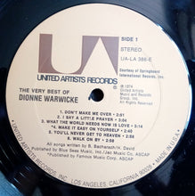 Load image into Gallery viewer, Dionne Warwicke* : The Very Best Of Dionne Warwicke (LP, Comp, RE)