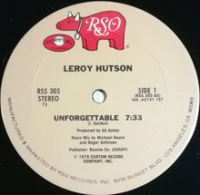 Load image into Gallery viewer, Leroy Hutson : Unforgettable (12&quot;, 73)