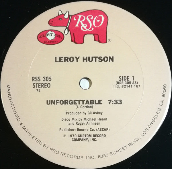 Leroy Hutson : Unforgettable (12