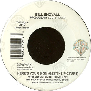 Bill Engvall : Here's Your Sign (Get The Picture) (7", Spe)