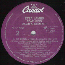 Load image into Gallery viewer, Etta James featuring David A. Stewart : Avenue D (From The Original Motion Picture Soundtrack "Rooftops") (12")