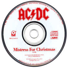 Load image into Gallery viewer, AC/DC : Mistress For Christmas (CD, Single, Promo)