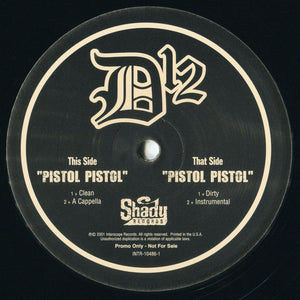 D12 : Pistol Pistol (12", Promo)