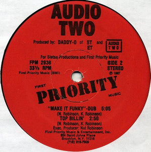 Audio Two : Make It Funky (12", RE, Red)