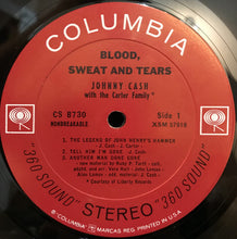 Load image into Gallery viewer, Johnny Cash : Blood, Sweat And Tears (LP, Album, Pit)