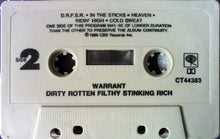 Load image into Gallery viewer, Warrant : Dirty Rotten Filthy Stinking Rich (Cass, Album)