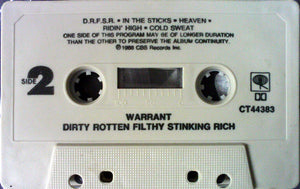 Warrant : Dirty Rotten Filthy Stinking Rich (Cass, Album)