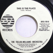 Load image into Gallery viewer, Dennis Cooley / The Tullos Williams Orchestra : Who Are You Now / This Is The Place (7", Promo)