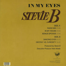 Load image into Gallery viewer, Stevie B : In My Eyes (12")