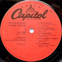 Load image into Gallery viewer, Natalie Cole : I Love You So (LP, Album, Los)