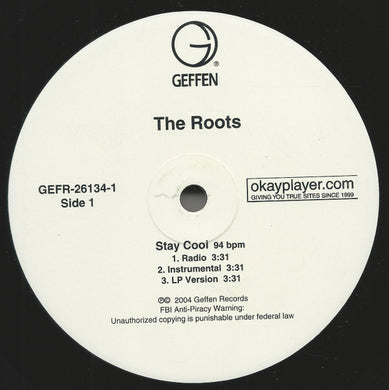 The Roots : Stay Cool / Duck Down! (12