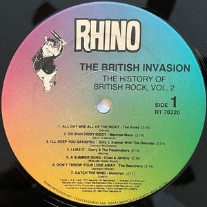 Various : The British Invasion (The History Of British Rock, Vol. 2) (LP, Comp)
