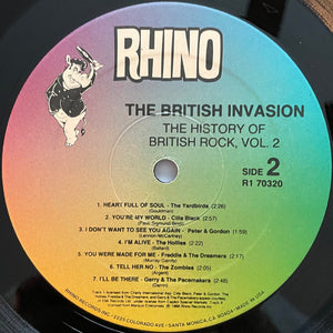 Various : The British Invasion (The History Of British Rock, Vol. 2) (LP, Comp)