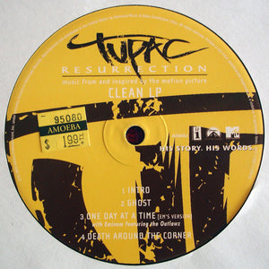 Tupac* : Resurrection (Music From And Inspired By The Motion Picture) (2xLP, Comp, Cle)