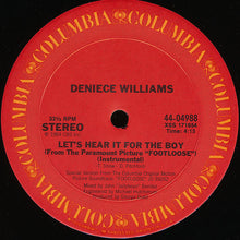 Load image into Gallery viewer, Deniece Williams : Let's Hear It For The Boy (Extended Dance Remix) (12", Single)
