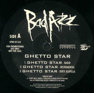 Bad Azz : Ghetto Star (12", Single, Promo)