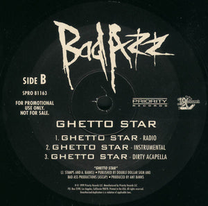 Bad Azz : Ghetto Star (12", Single, Promo)