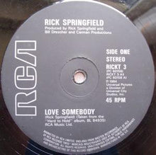 Load image into Gallery viewer, Rick Springfield : Love Somebody (12", Maxi)