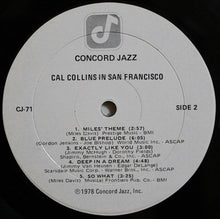 Load image into Gallery viewer, Cal Collins : Cal Collins In San Francisco (LP, Album)