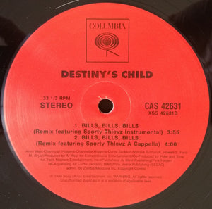 Destiny's Child : Bills, Bills, Bills (Remix) (12")