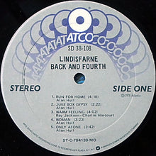 Load image into Gallery viewer, Lindisfarne : Back And Fourth (LP, Album, Mon)