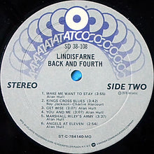Load image into Gallery viewer, Lindisfarne : Back And Fourth (LP, Album, Mon)