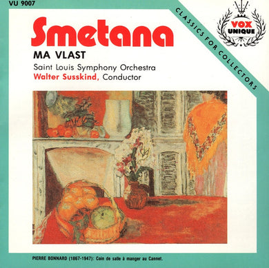 Smetana*, Saint Louis Symphony Orchestra, Walter Susskind : Ma Vlast (CD)