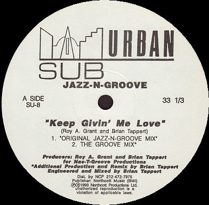 Jazz-N-Groove : Keep Givin' Me Love (12