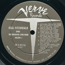 Load image into Gallery viewer, Ella Fitzgerald : Ella Fitzgerald Sings The Gershwin Song Book Vol. 1 (LP, Album, Mono)