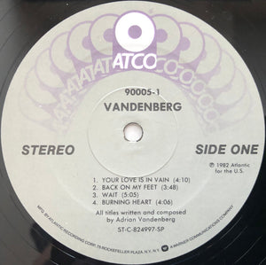 Vandenberg : Vandenberg (LP, Album, Spe)