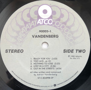 Vandenberg : Vandenberg (LP, Album, Spe)