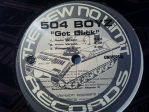 504 Boyz : Get Back (12", Promo)