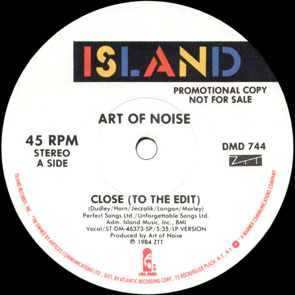 Art Of Noise* : Close (To The Edit) (12