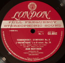 Load image into Gallery viewer, Pyotr Ilyich Tchaikovsky : Wiener Philharmoniker Conductor Jean Martinon : Symphony No. 6 In B Minor Op. 74 (Pathetique) (LP, Album)
