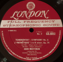 Load image into Gallery viewer, Pyotr Ilyich Tchaikovsky : Wiener Philharmoniker Conductor Jean Martinon : Symphony No. 6 In B Minor Op. 74 (Pathetique) (LP, Album)