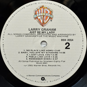 Larry Graham : Just Be My Lady (LP, Album, All)