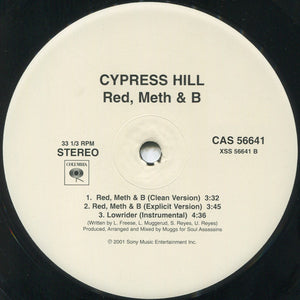 Cypress Hill : Lowrider / Red, Meth & B (12")