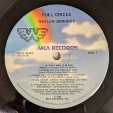 Load image into Gallery viewer, Waylon Jennings : Full Circle (LP, Album, Pin)