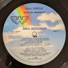 Load image into Gallery viewer, Waylon Jennings : Full Circle (LP, Album, Pin)