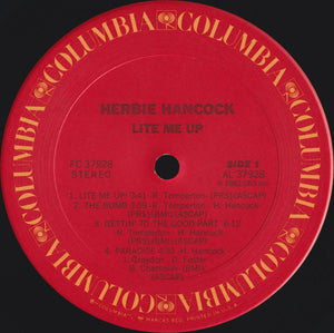 Herbie Hancock : Lite Me Up (LP, Album, Car)