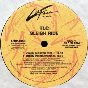 TLC : Sleigh Ride (12", Single, Promo)